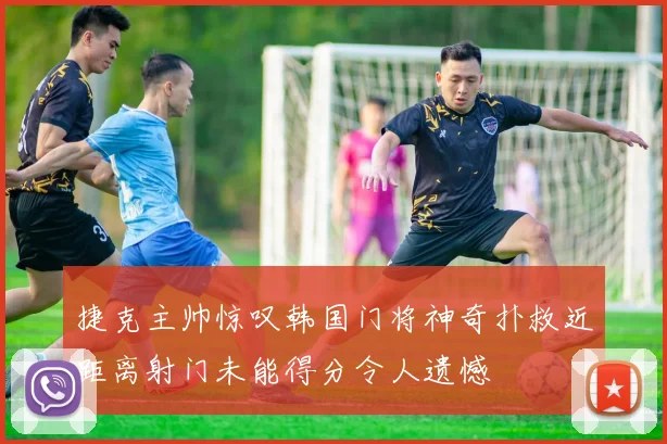 捷克主帅惊叹韩国门将神奇扑救近距离射门未能得分令人遗憾